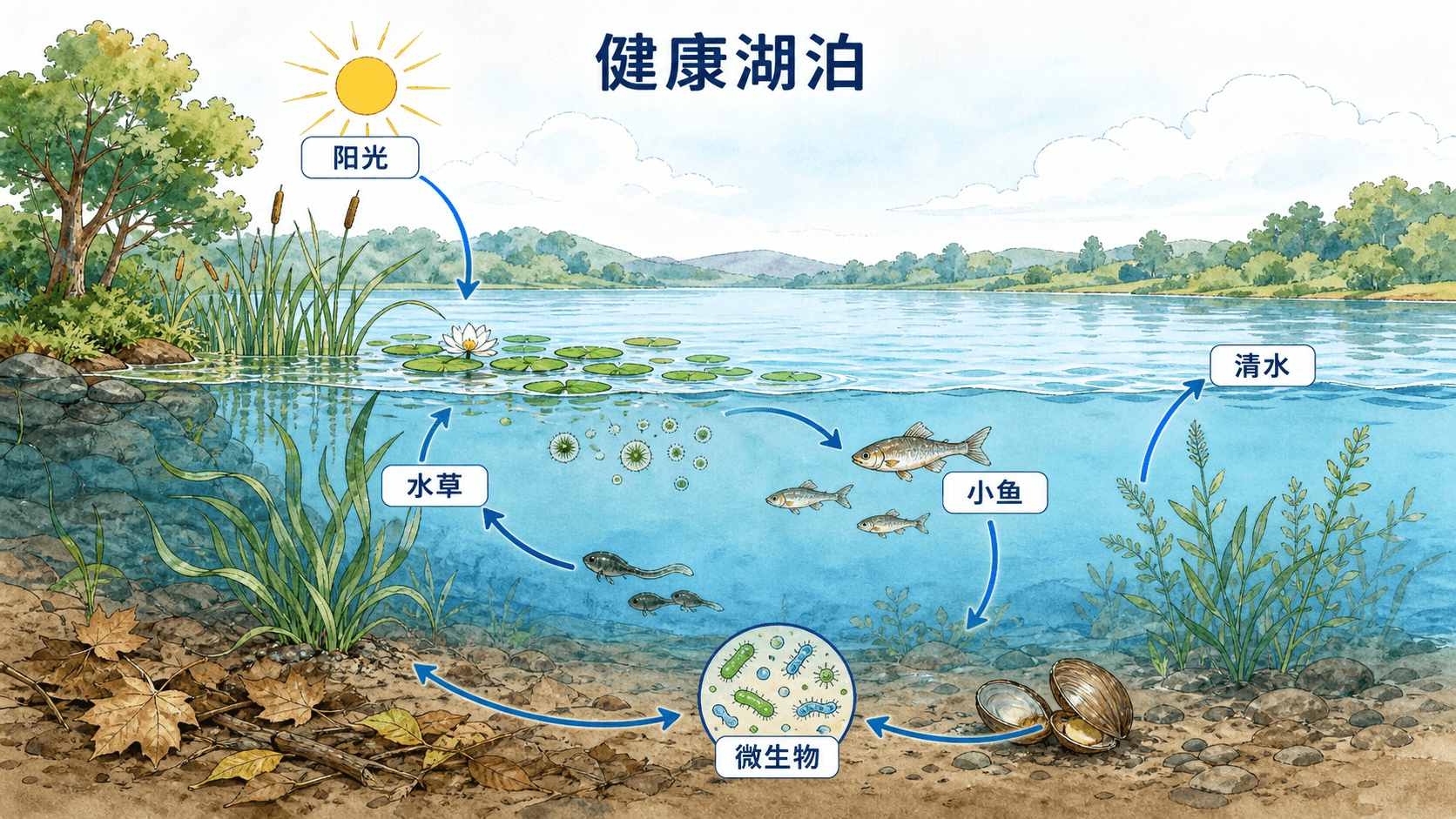 健康湖泊生态系统