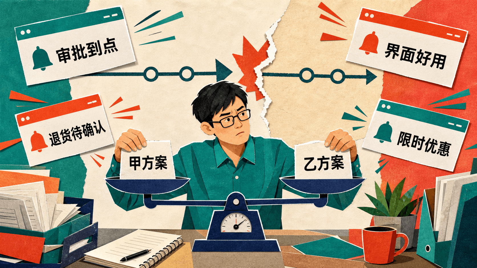 不断弹出的消息把正在进行的合同比较拆散