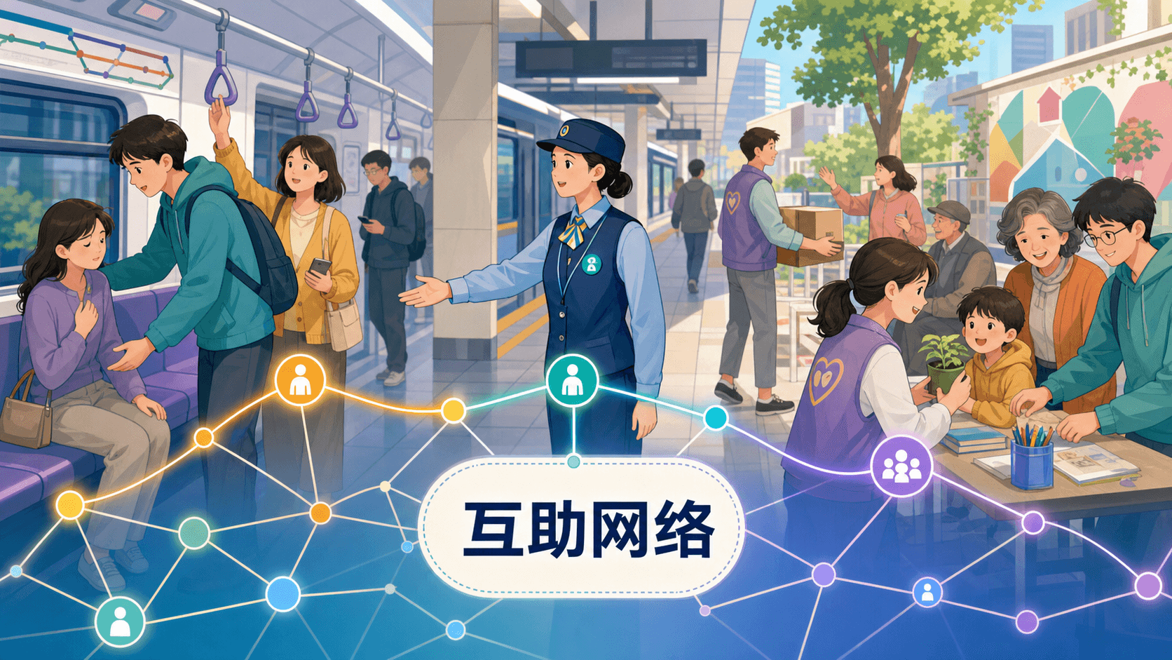 一次小帮助延展为互助网络