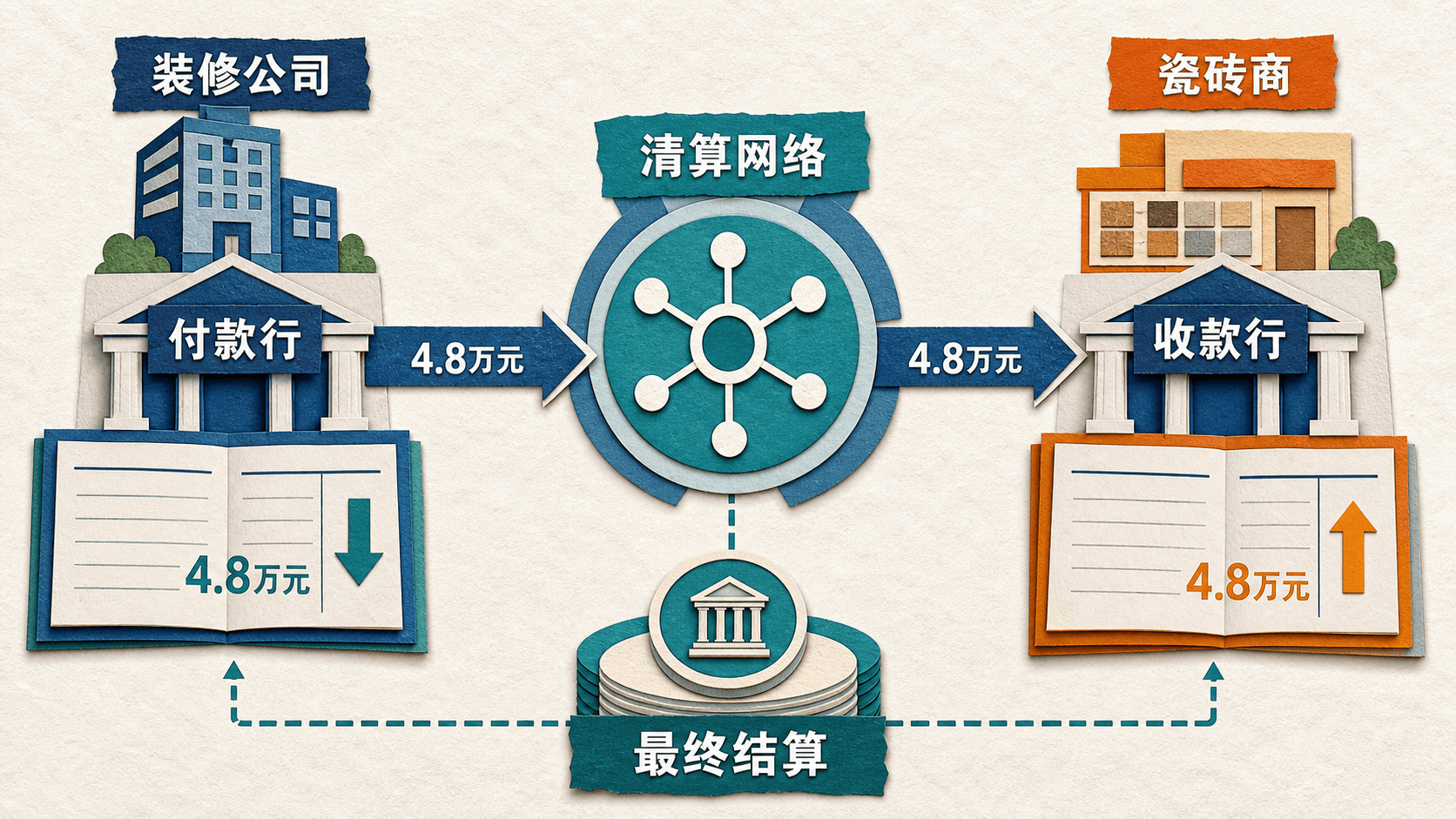 跨行转账与银行间清算路径