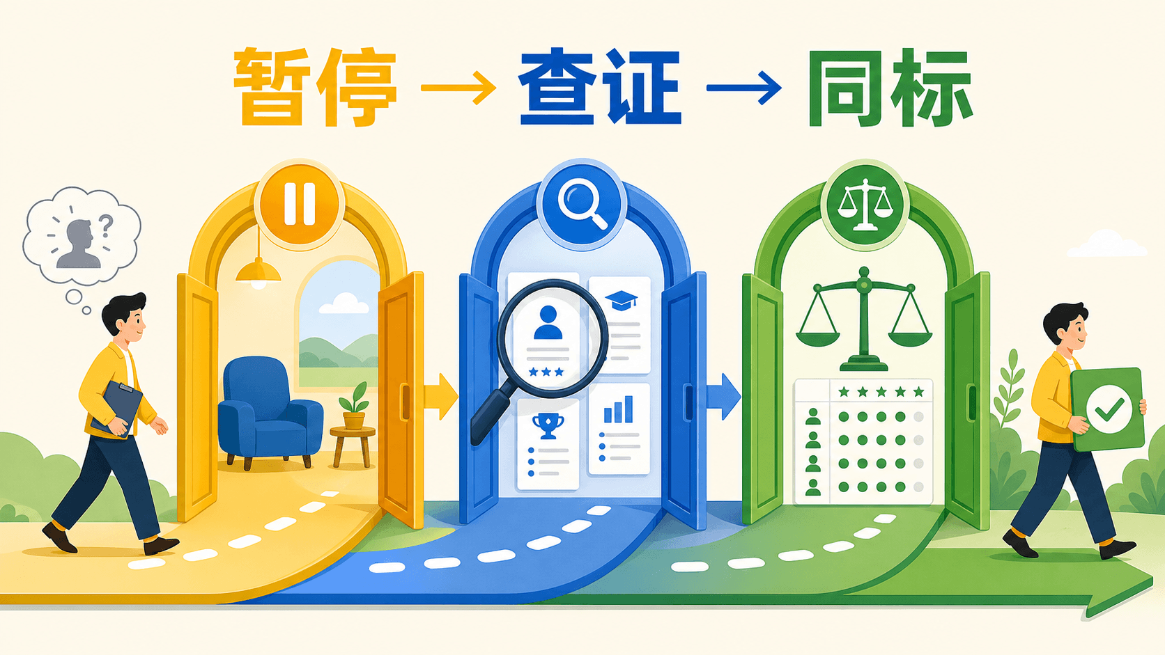 审慎决策三道闸门:暂停、查证与一致标准