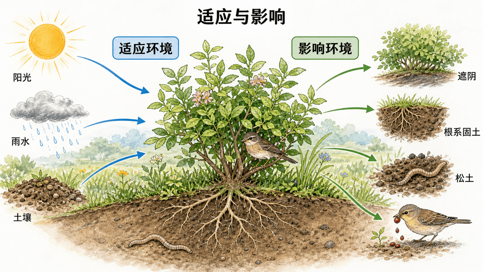 适应与影响