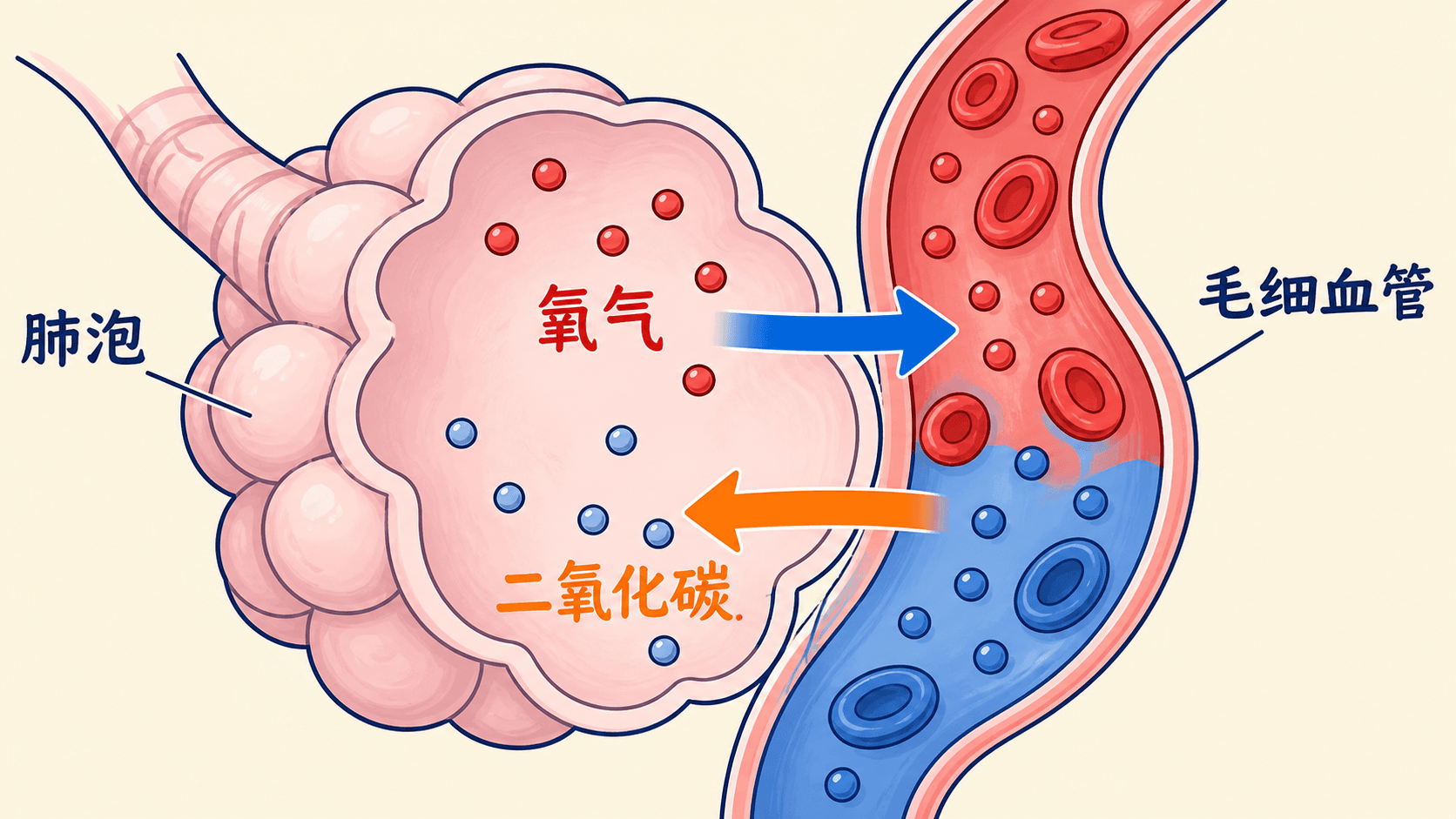 肺泡气体交换