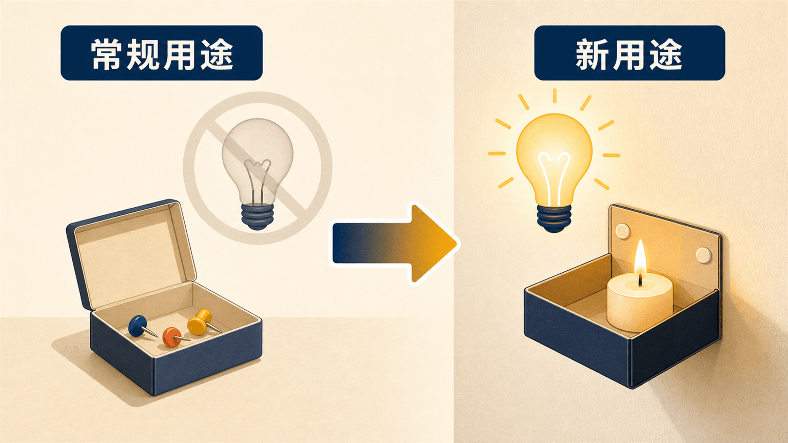 把图钉盒从容器重新看成支撑平台