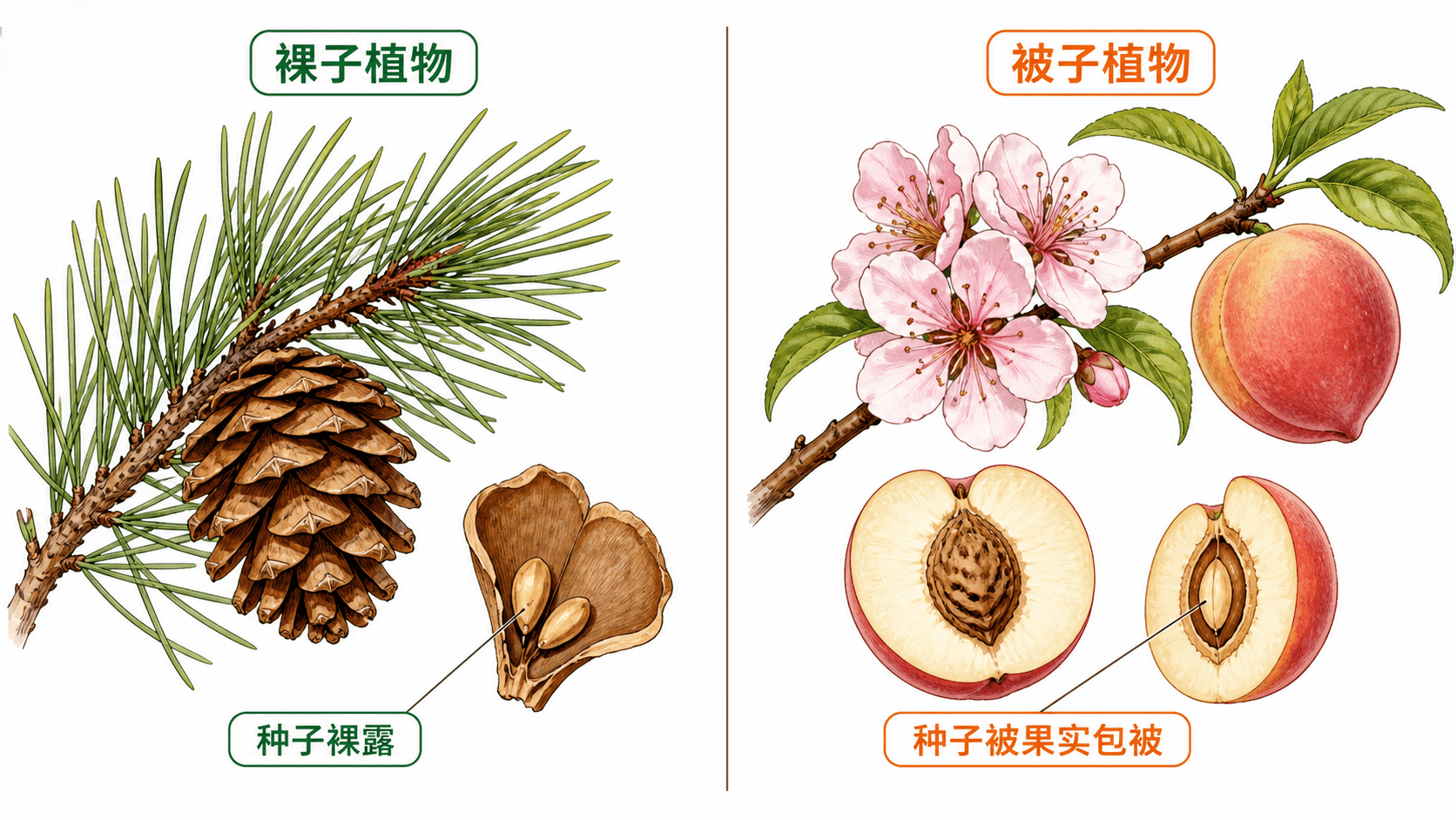 种子植物线索