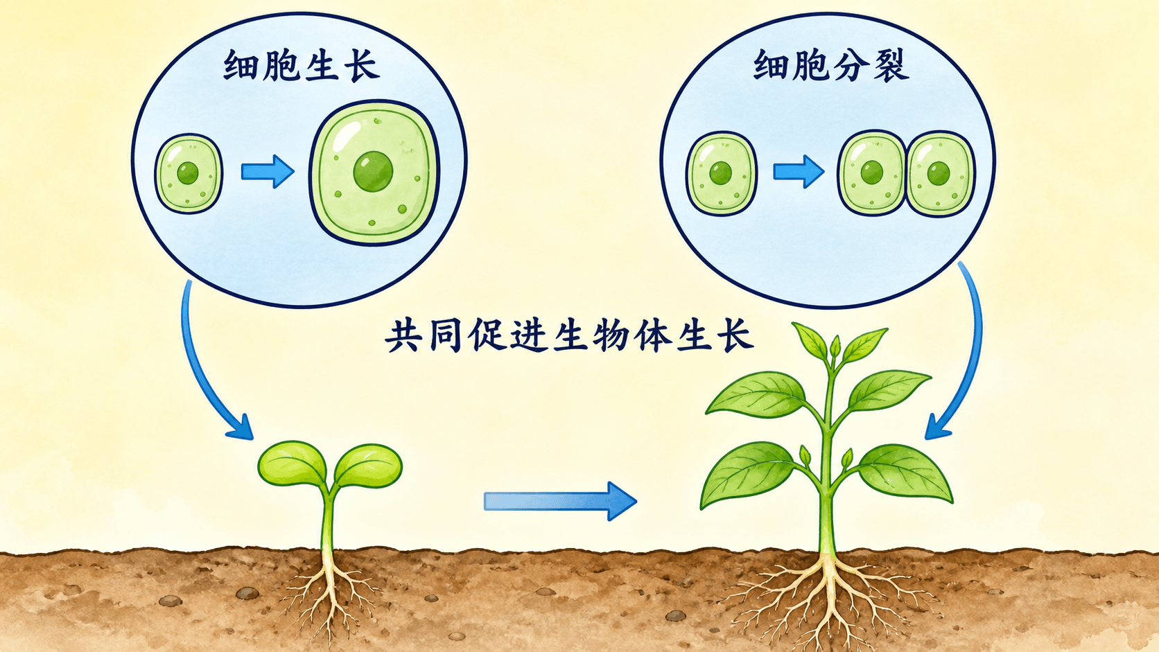 生长的合力