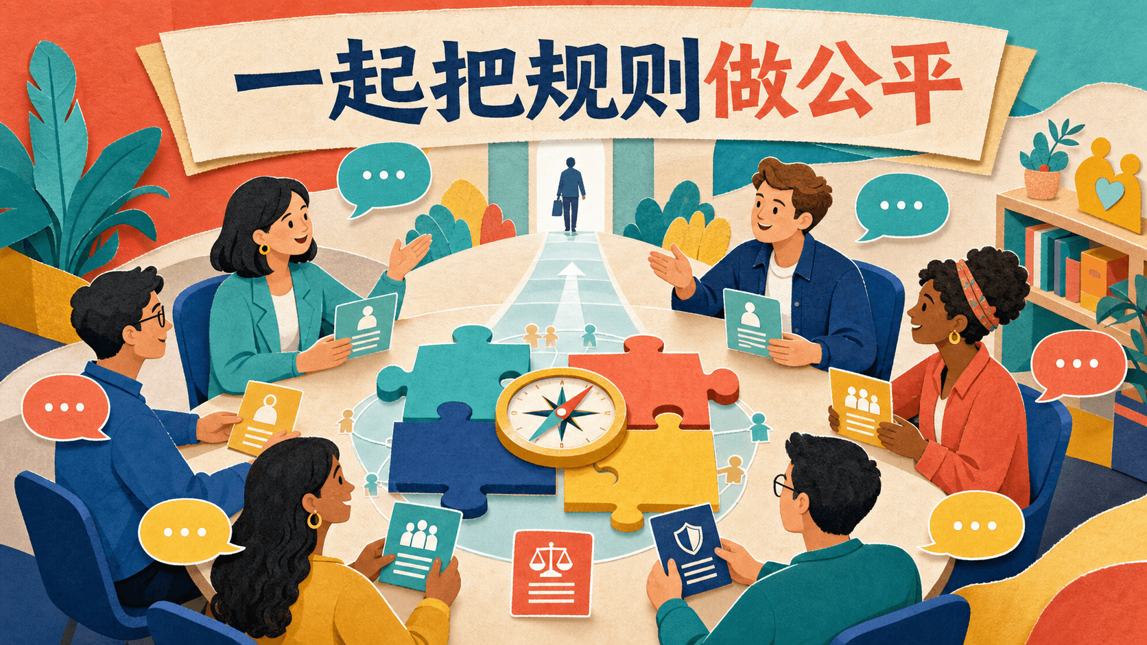 平等协作共建规则:围绕共同任务形成支持
