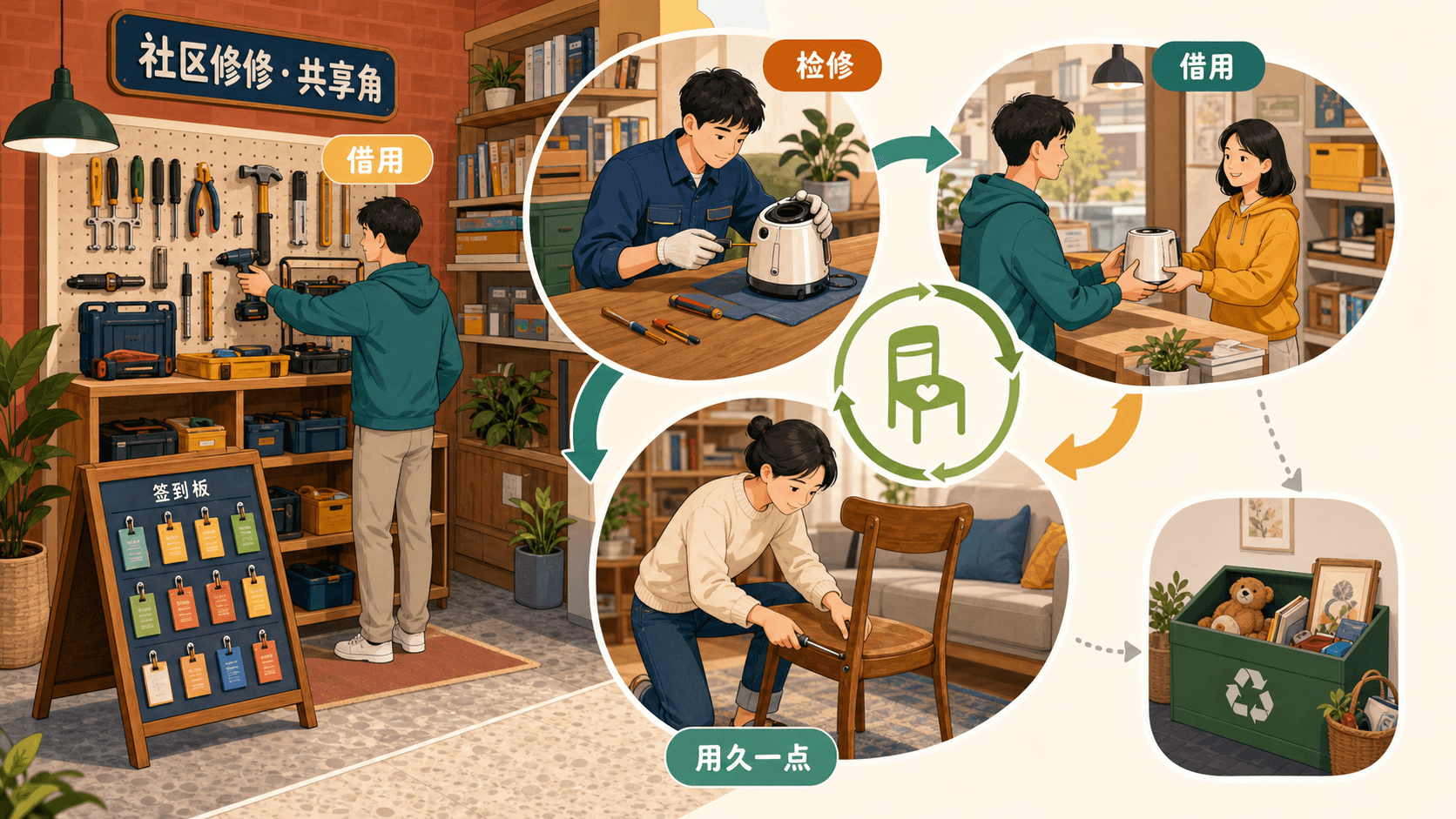 公寓维修共享角