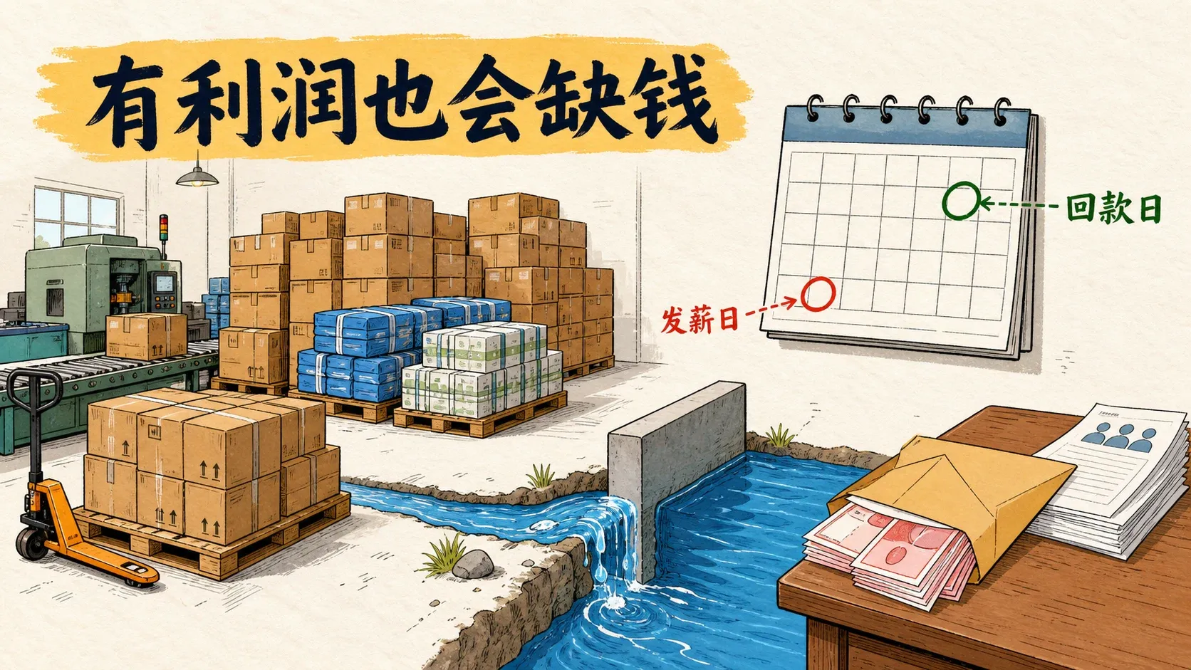 资金卡住