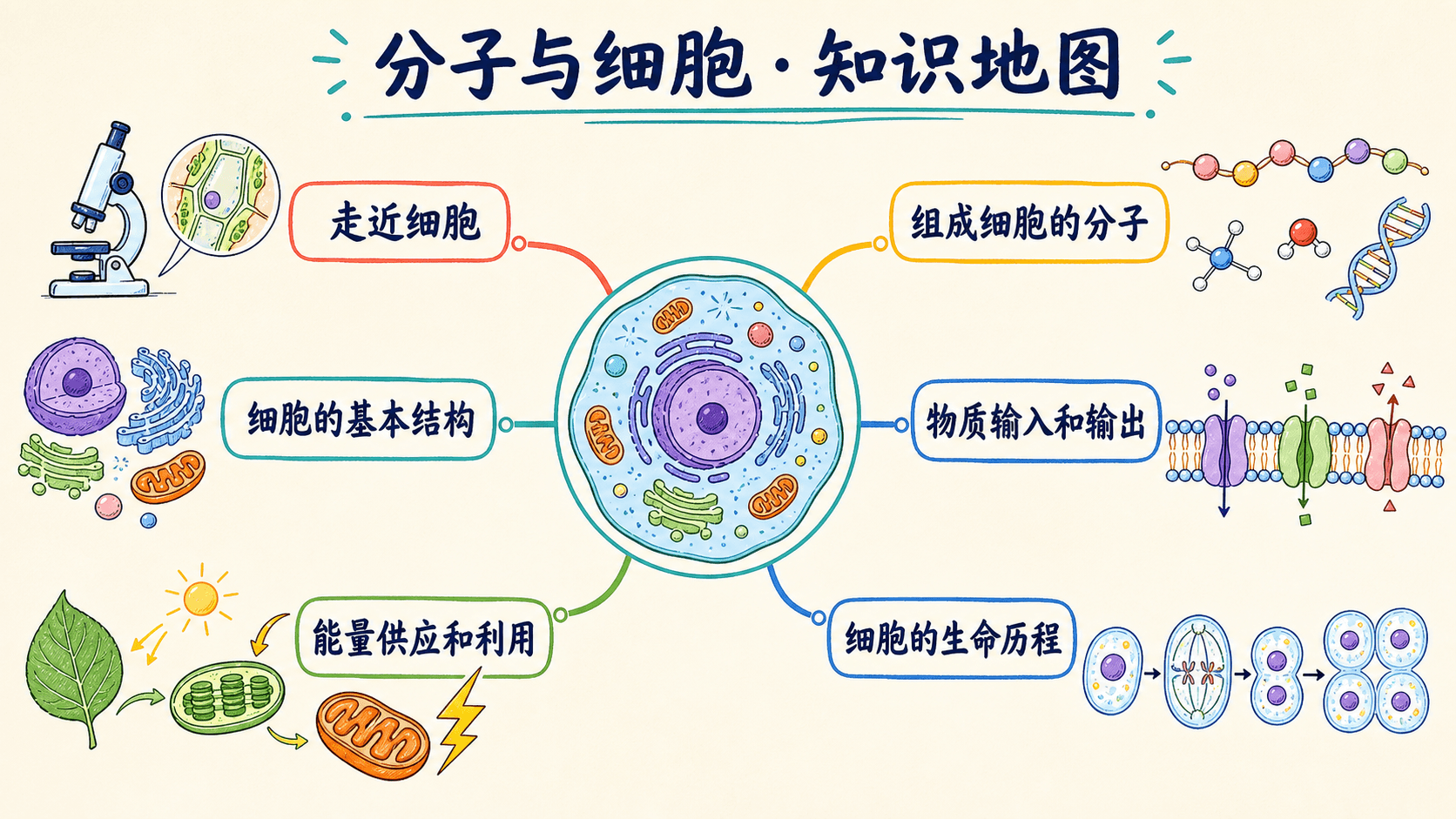 分子与细胞全册知识地图 分子与细胞全册知识地图