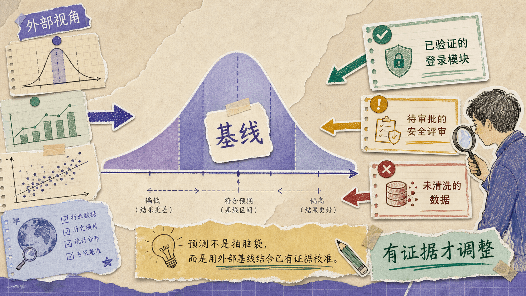 基线结果与当前项目证据共同校准预测