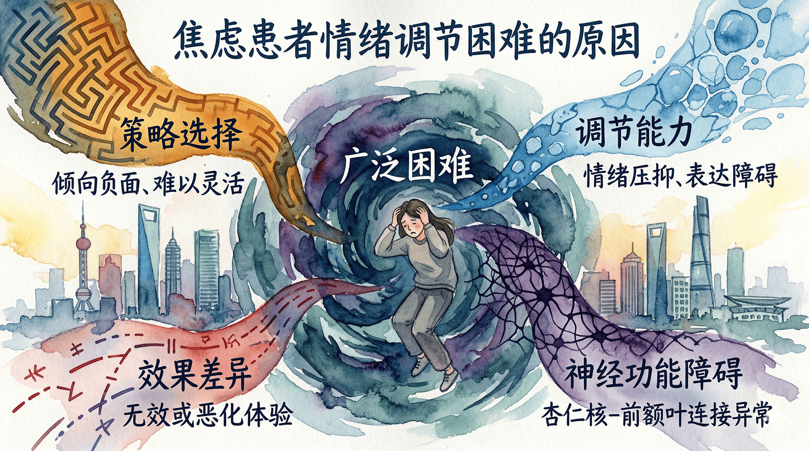 焦虑患者情绪调节困难的原因