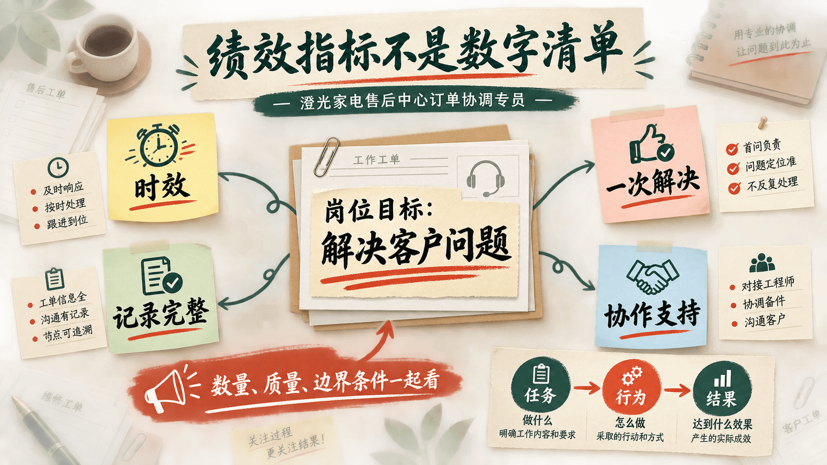 绩效指标不是数字清单,而是岗位目标、可控行为、证据来源和复核机制之间的对应关系