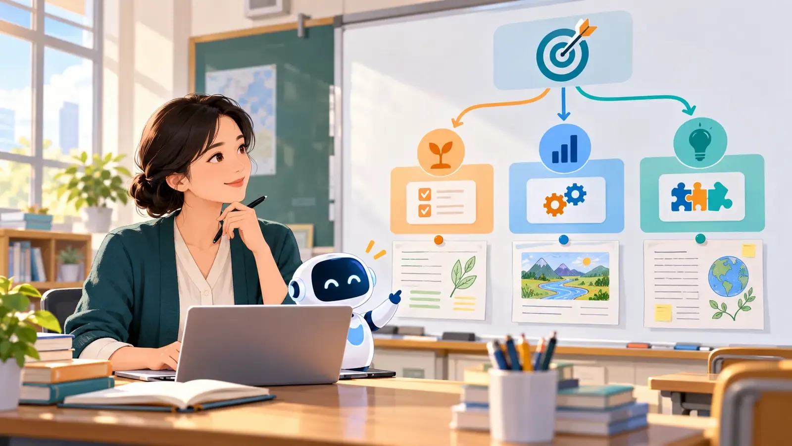 教师依据学情证据设计三层作业的流程示意图