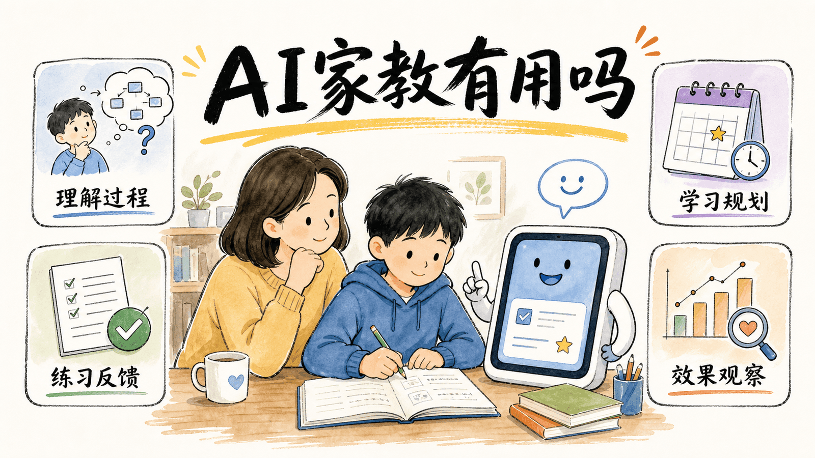 AI家教真的有用吗？适合哪些学生，家长怎么判断效果