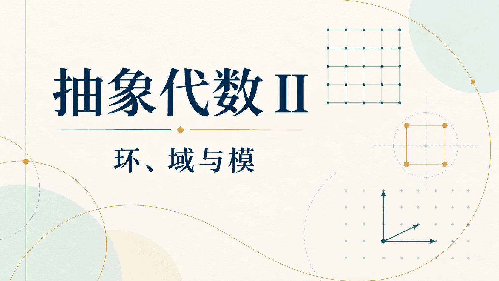 抽象代数 II：环、域与模