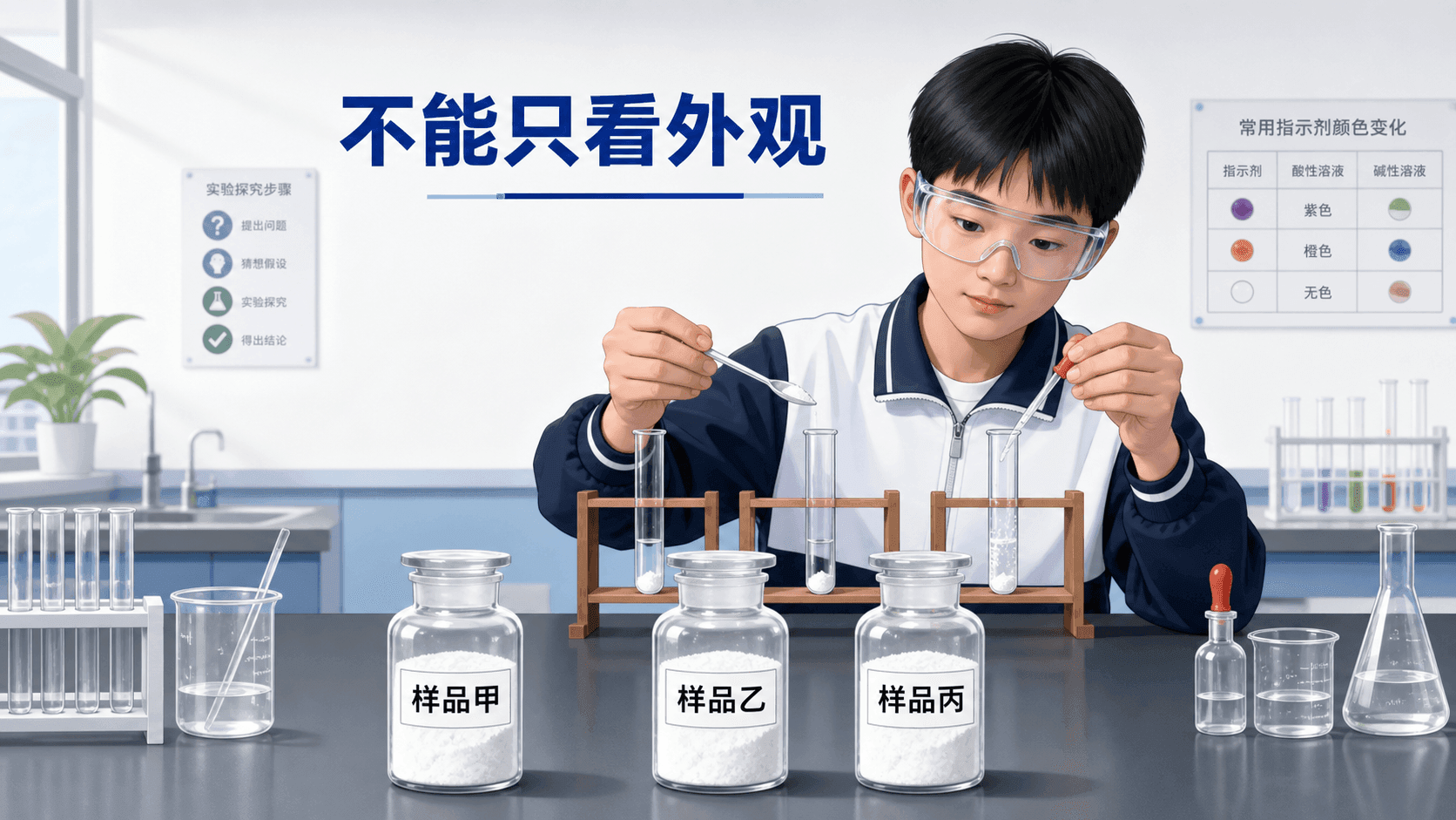 用实验现象辨认未知物质