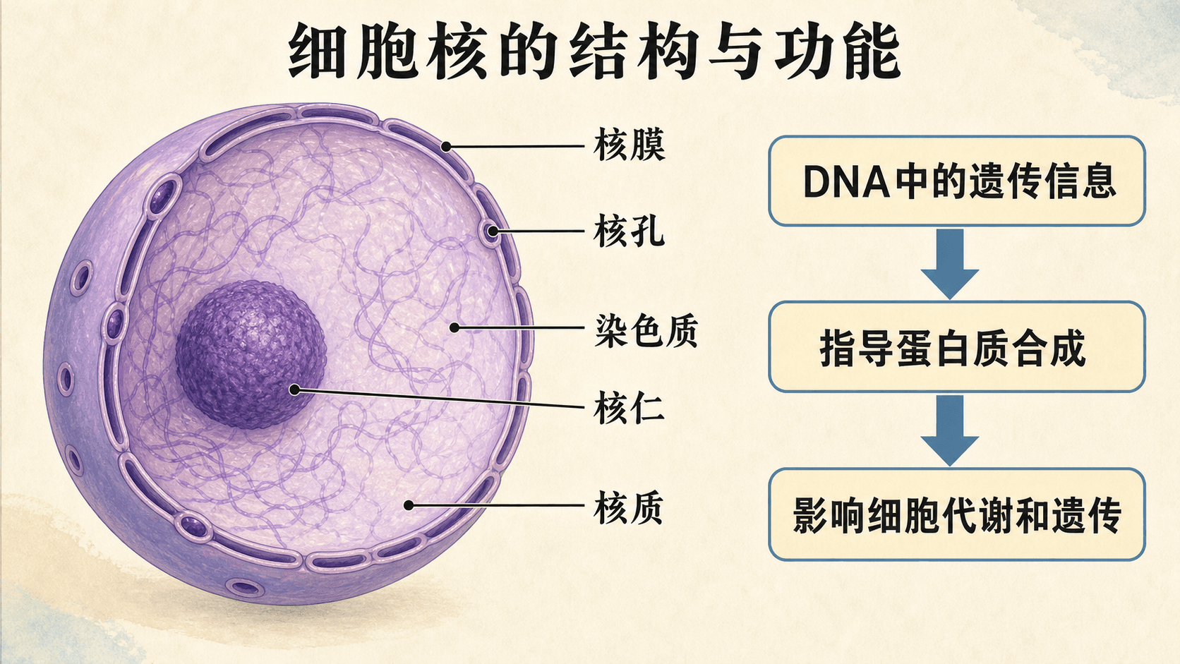 细胞核的结构与遗传信息