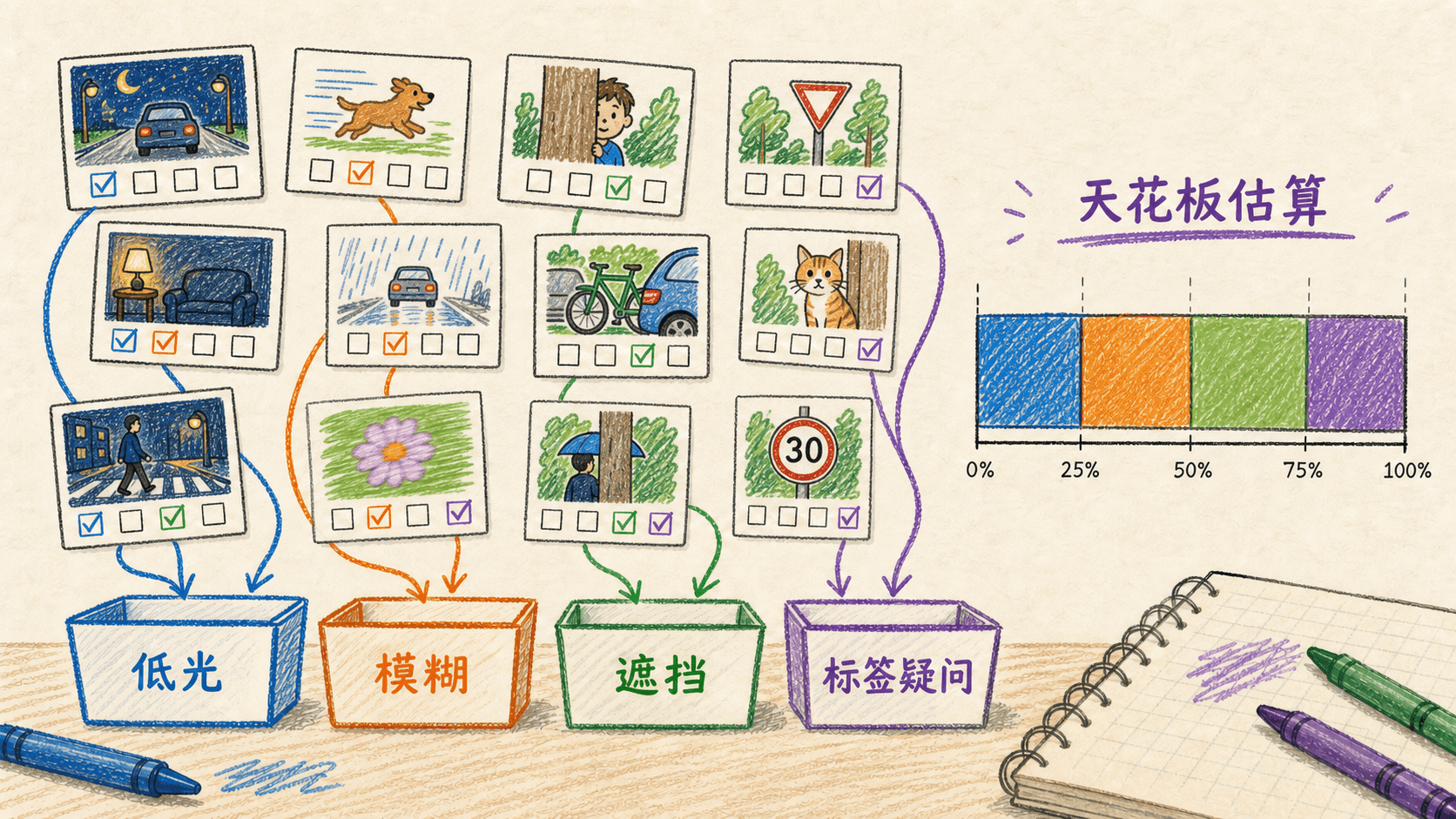 错误样本多标签分桶与天花板估算