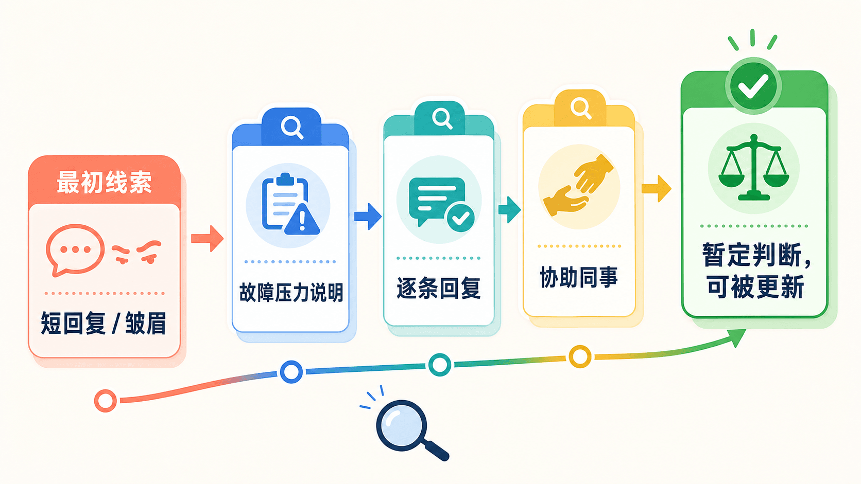 第一印象被不同情境中的后续证据逐步校正