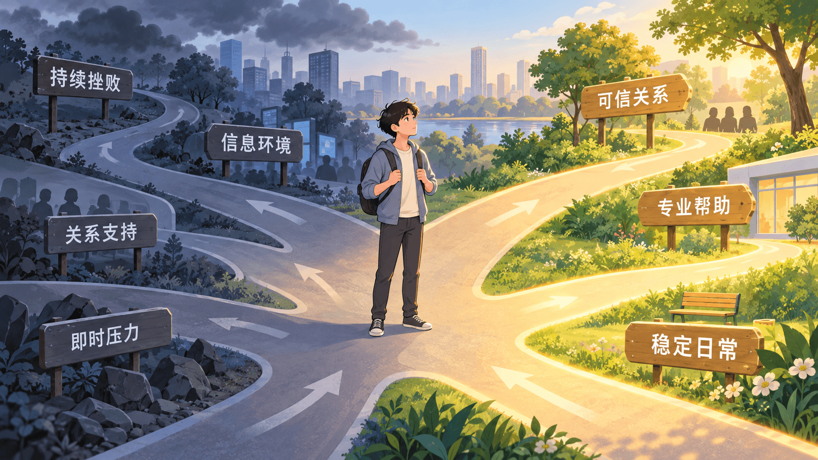 多因素过程不是命运:压力、信息环境与关系支持会共同影响选择,专业帮助可以形成保护路径