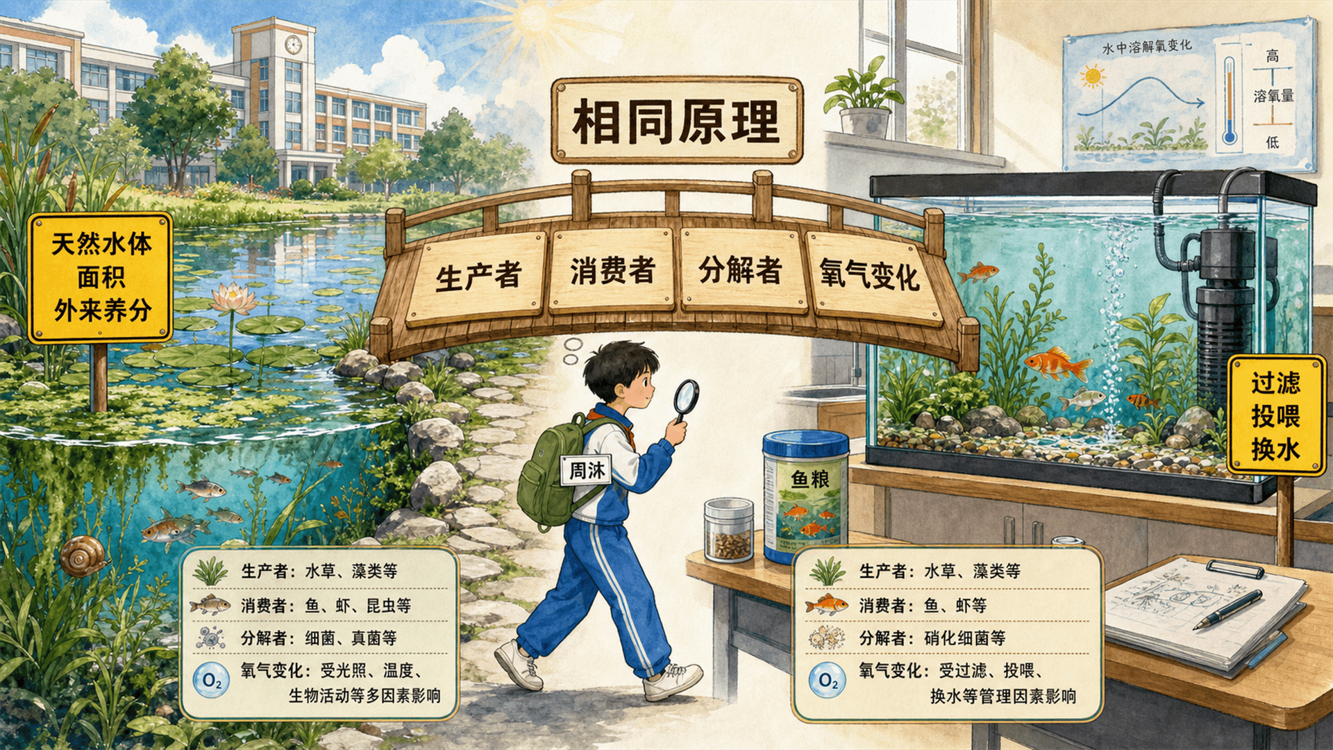 迁移桥与边界牌