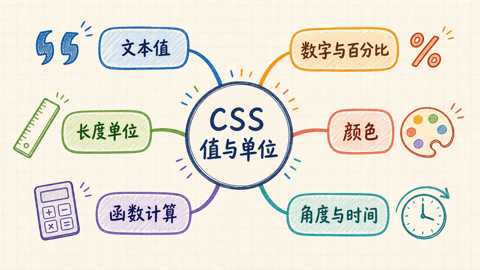 CSS 值与单位地图