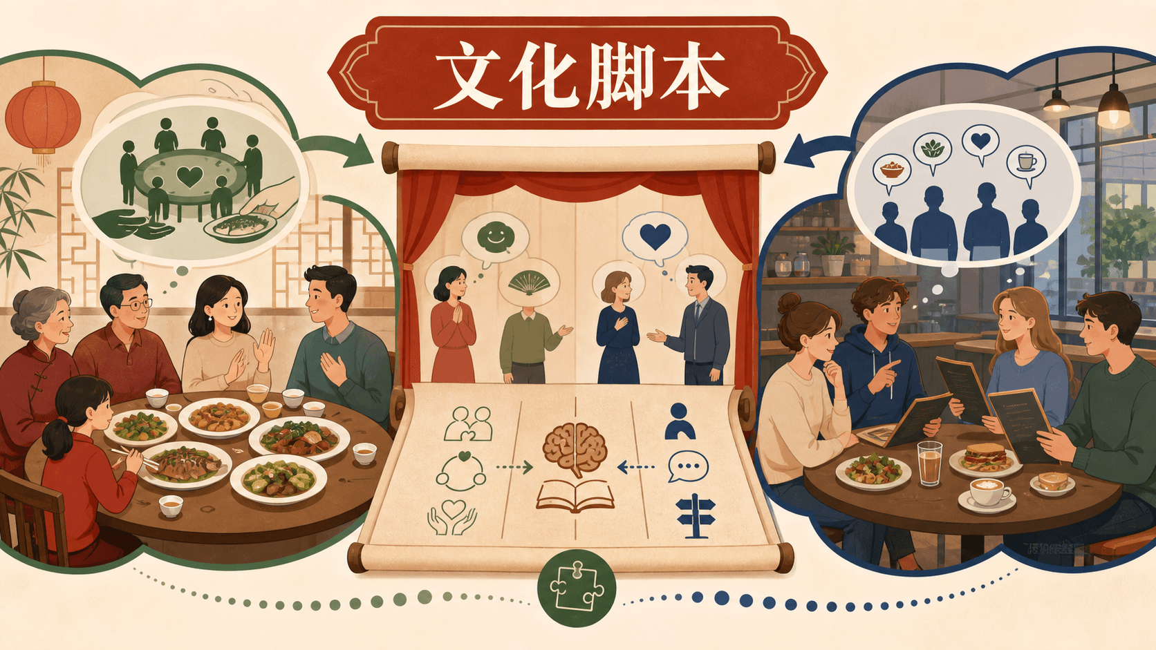 文化脚本与具体情境共同塑造选择