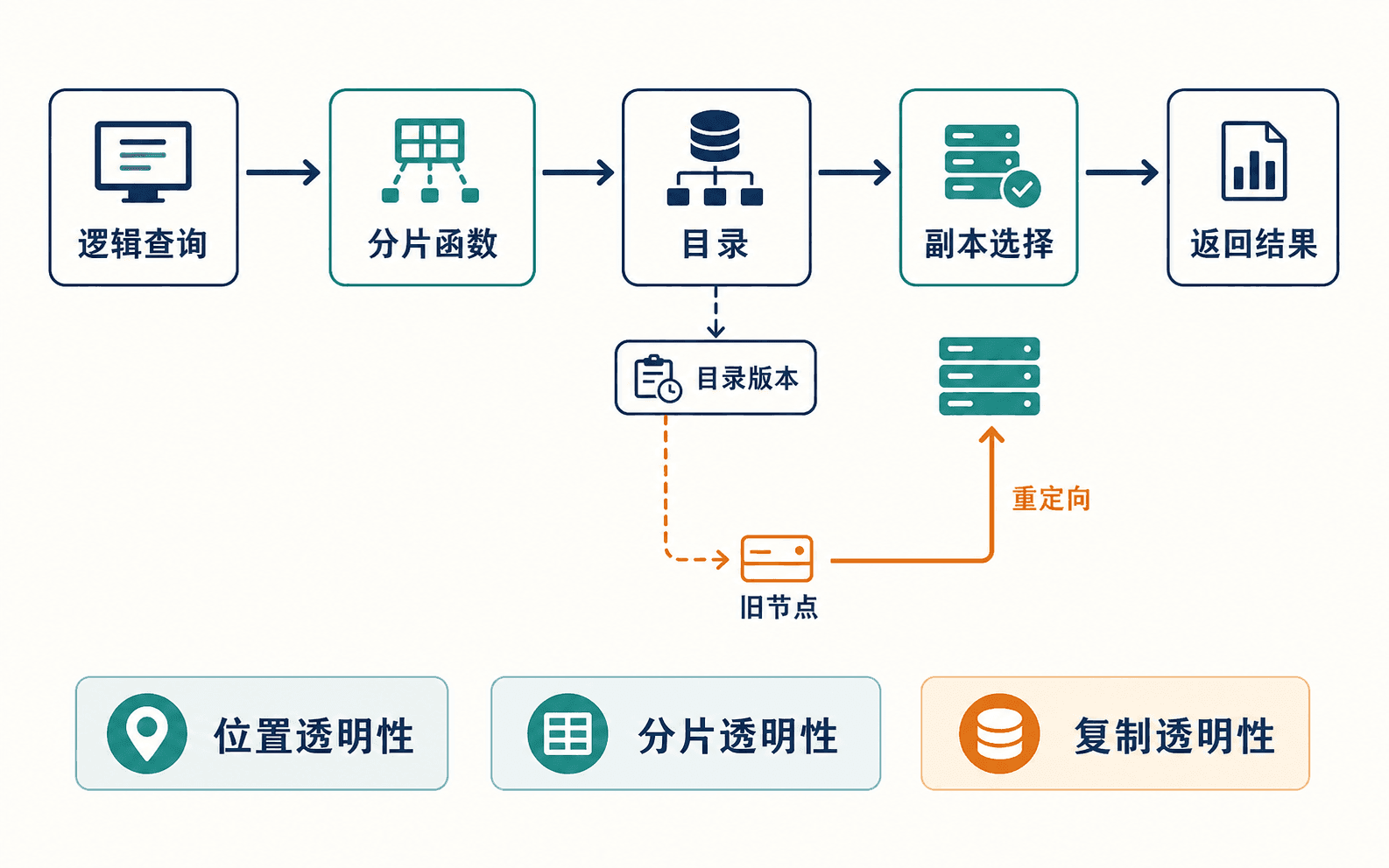 从逻辑查询到物理副本的透明路由