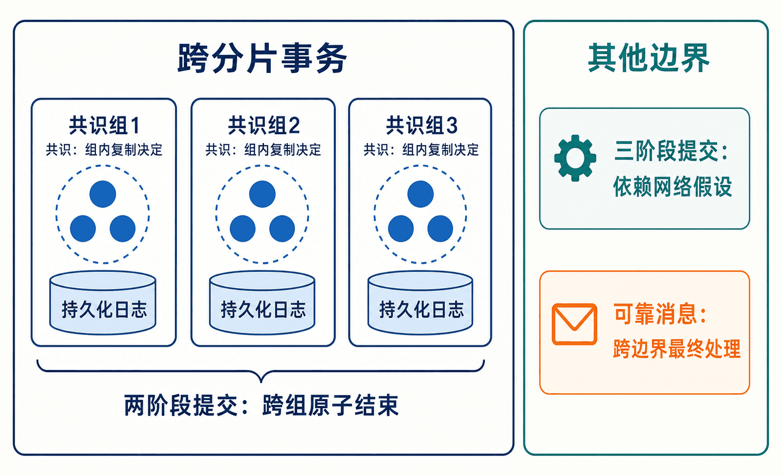 2PC、3PC、共识与多数派的边界