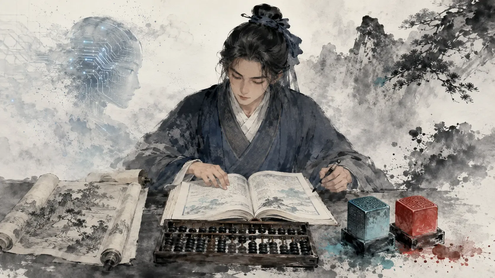 学习者用原文计算与多来源核验AI回答