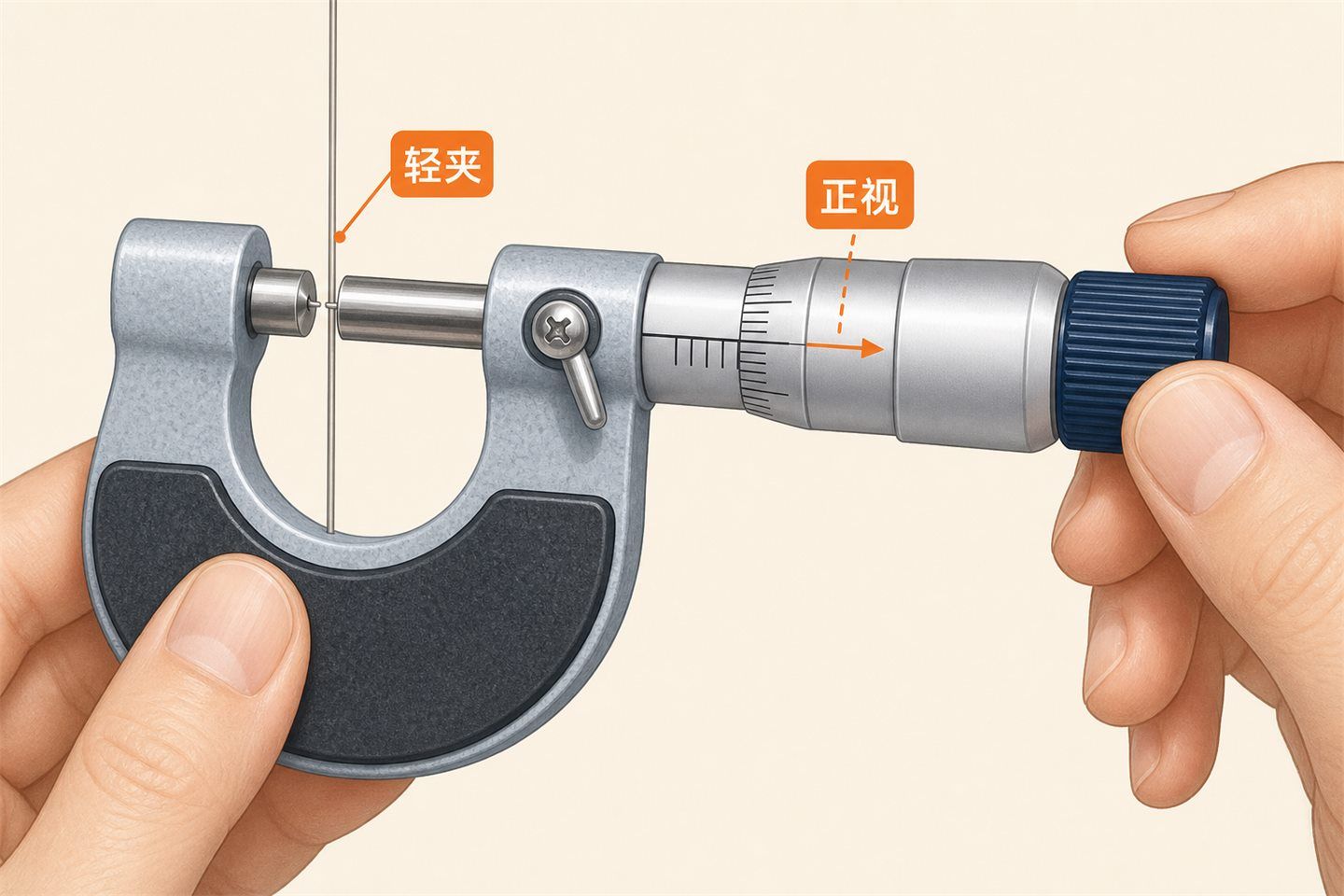螺旋测微器测量细金属丝直径