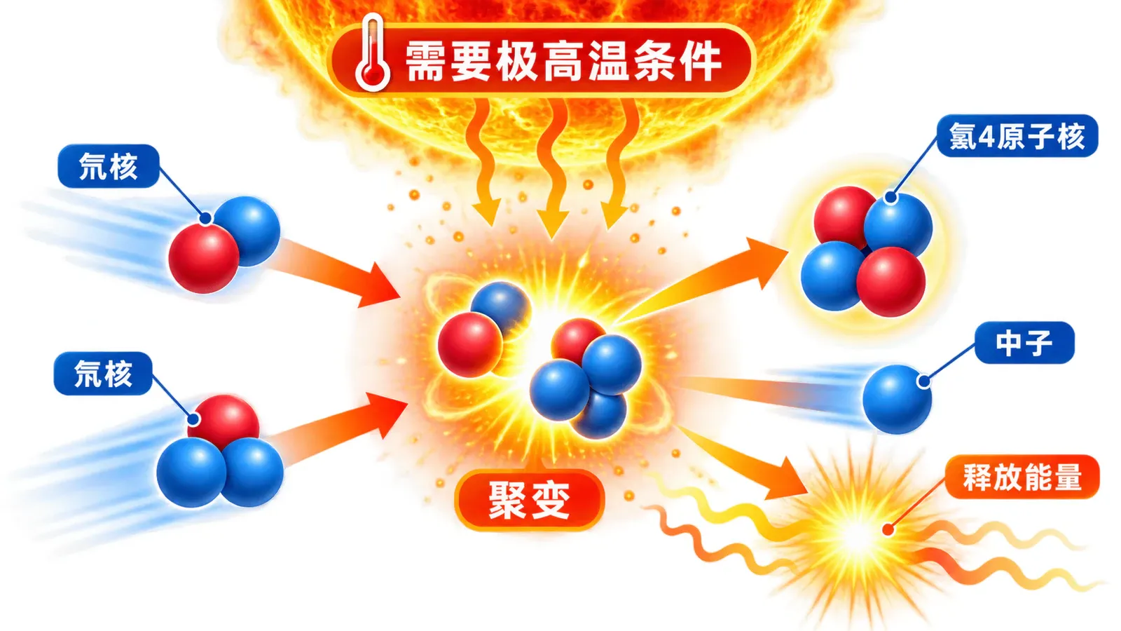 氘氚聚变及其高温条件