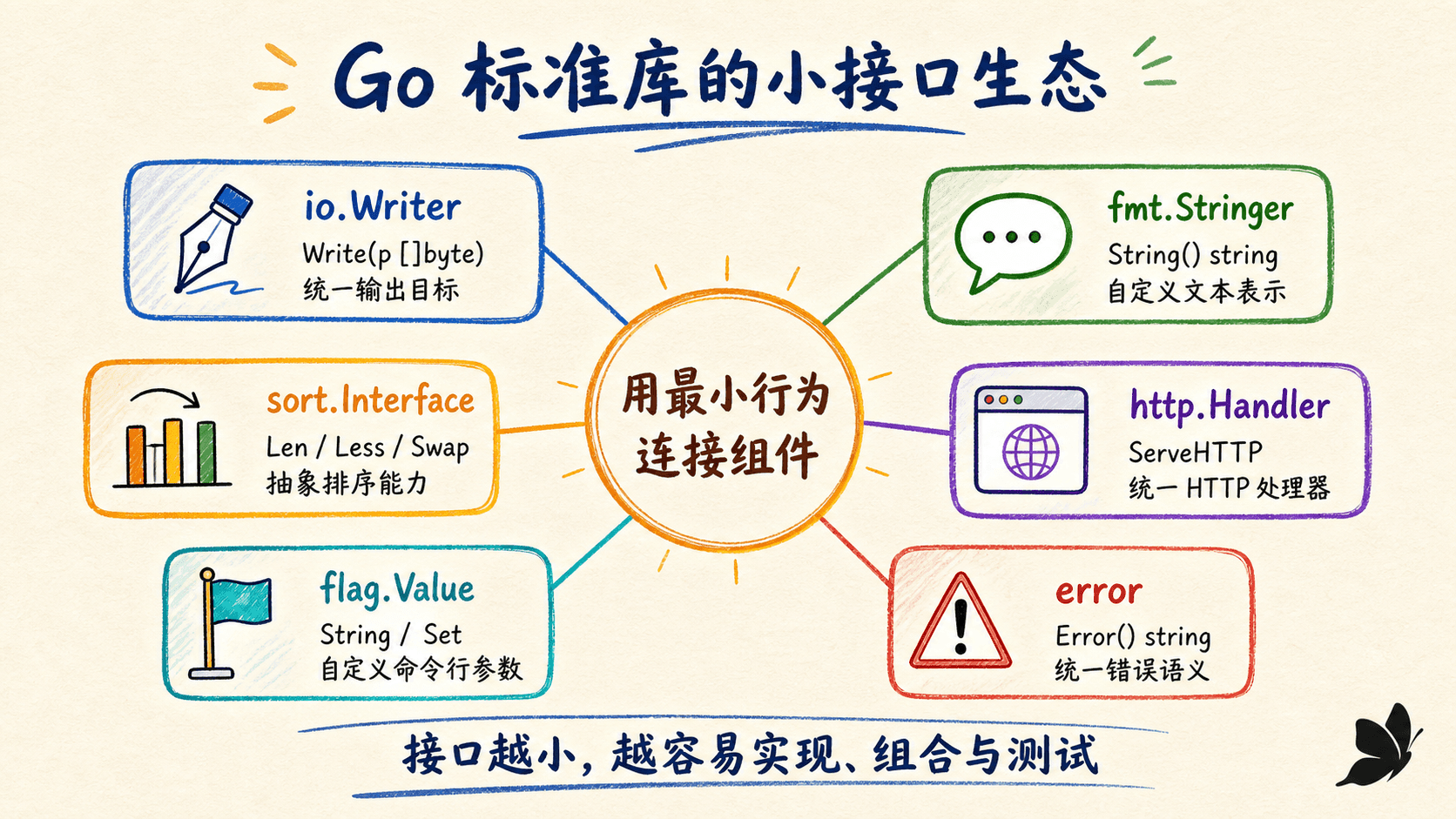 Go 标准库常用小接口生态