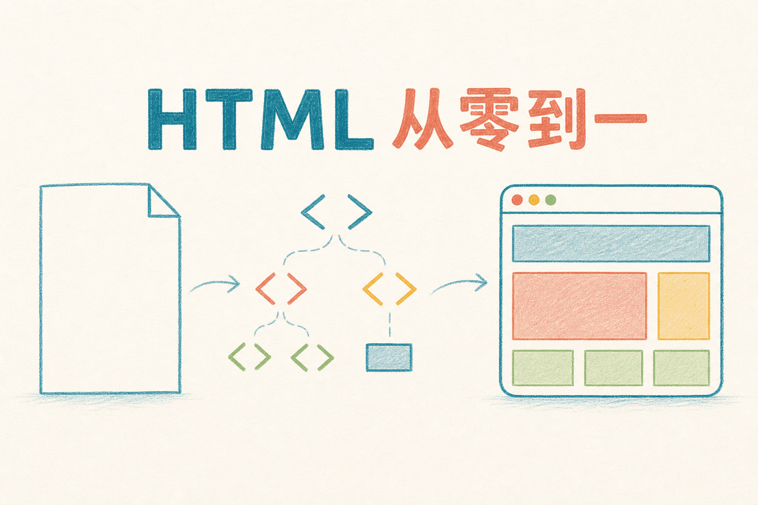 HTML:从零到一