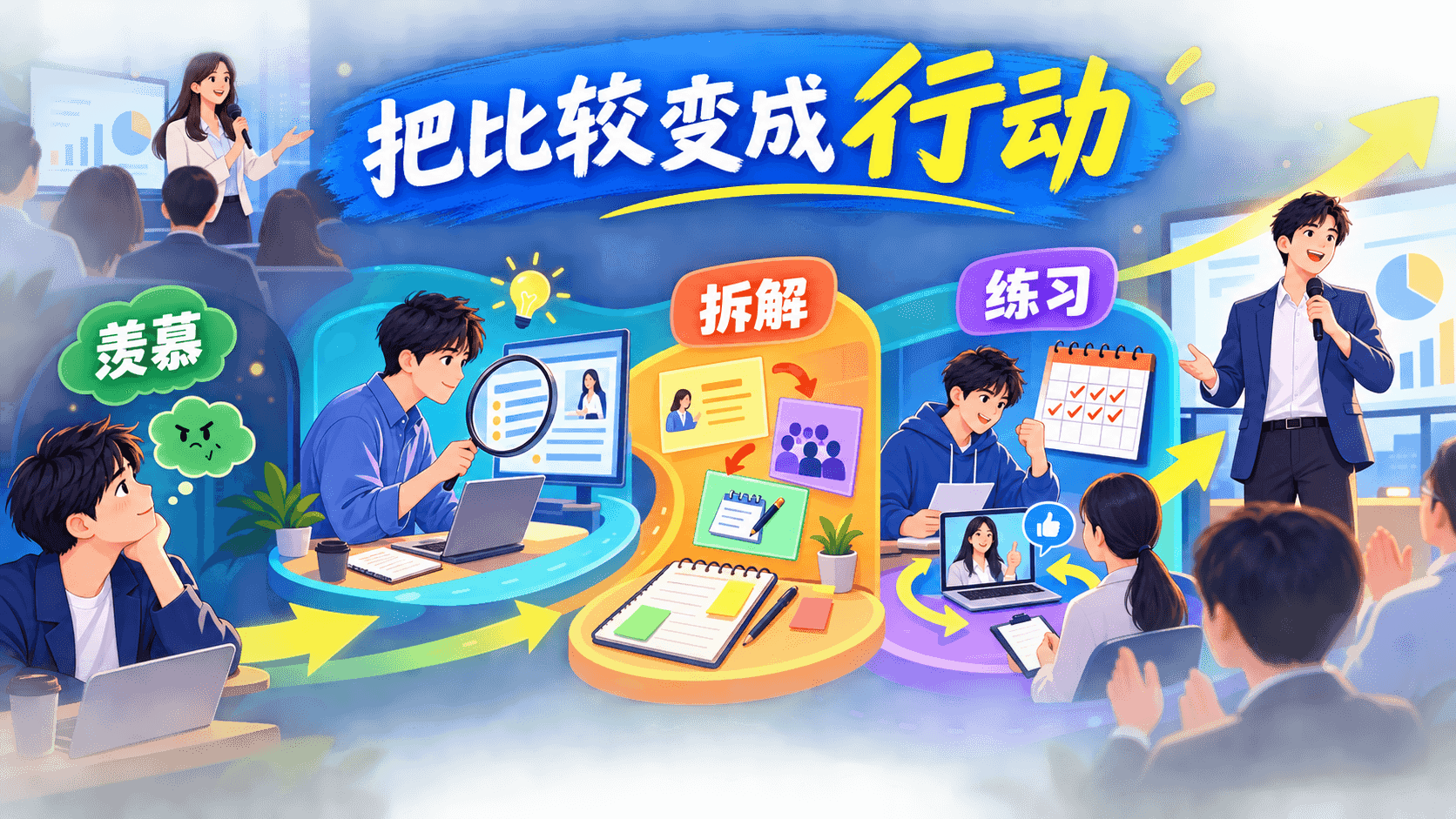把比较对象转化为可学习的方法