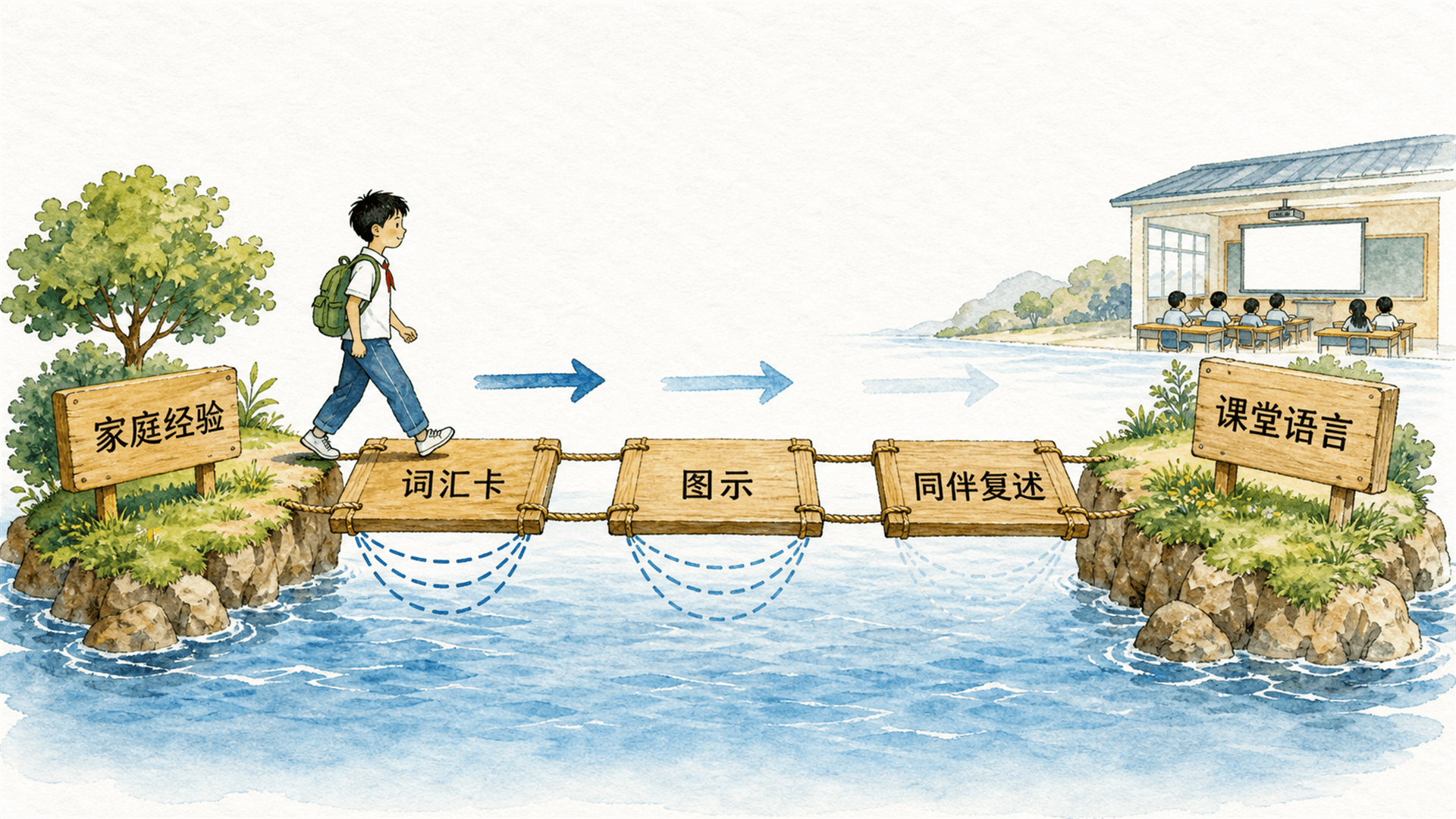 语言支架桥