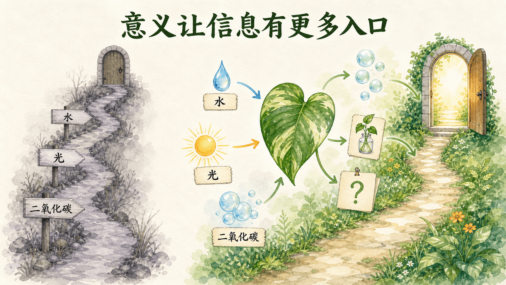 从重复词语到建立因果关系,形成多个检索入口