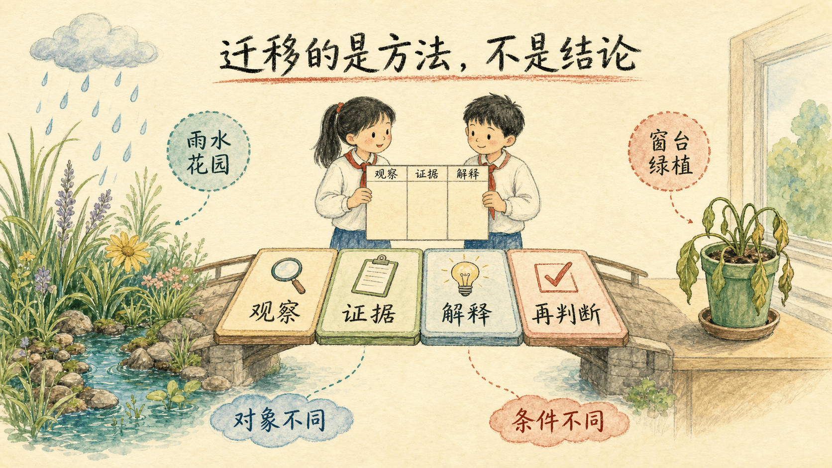 迁移的是方法,不是结论