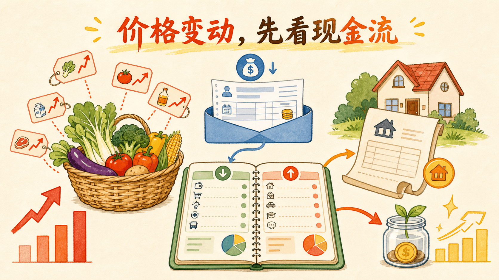 家庭与小店在通胀环境下整理预算与现金流