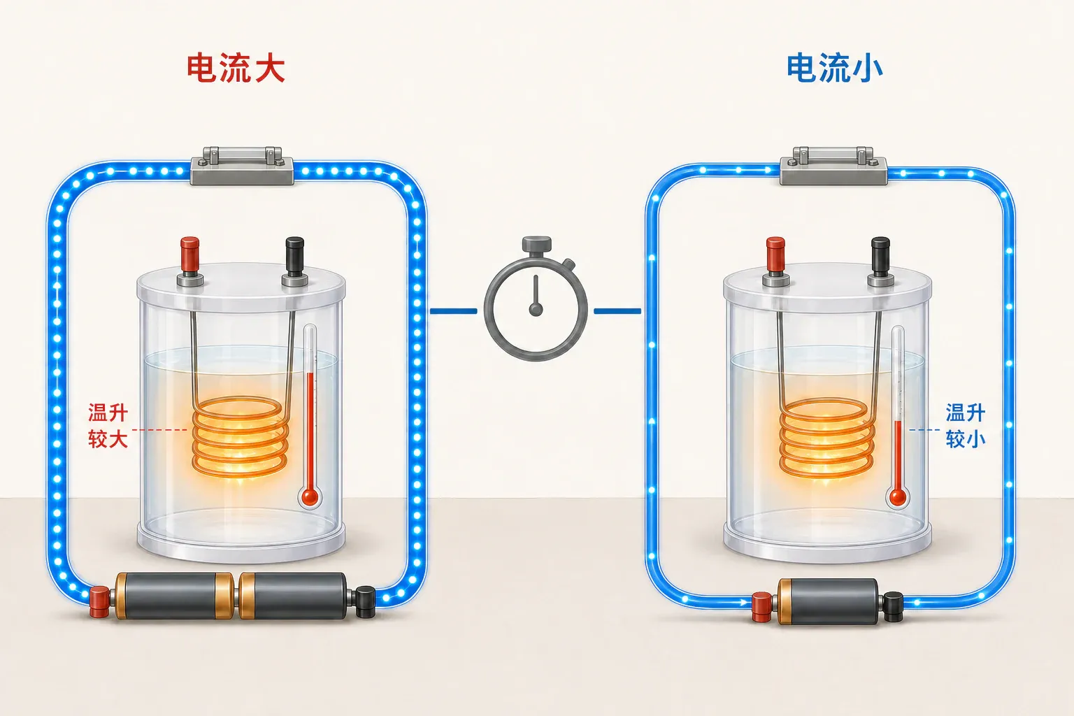 探究电热与电流关系的控制变量实验