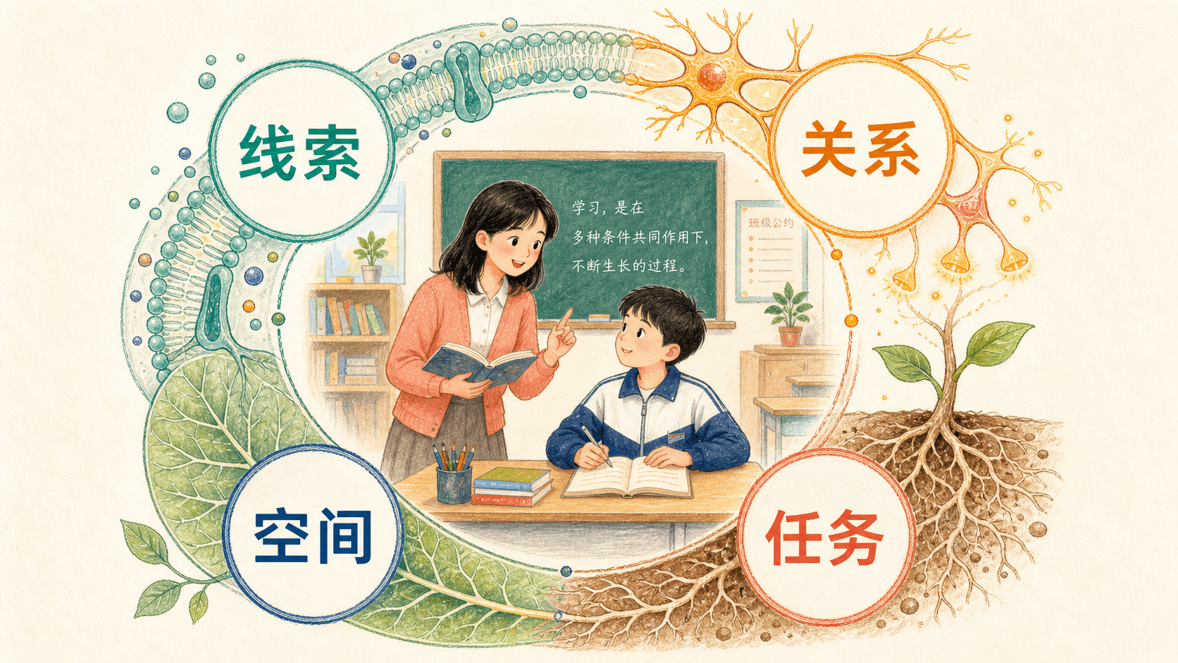 课堂环境由线索、关系、任务与空间共同支持学习