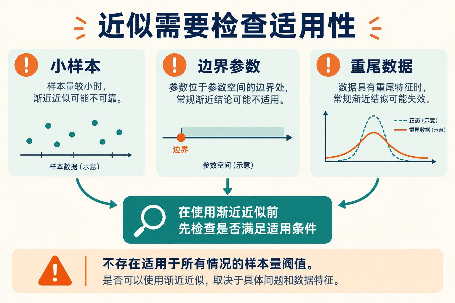近似需要检查适用性
