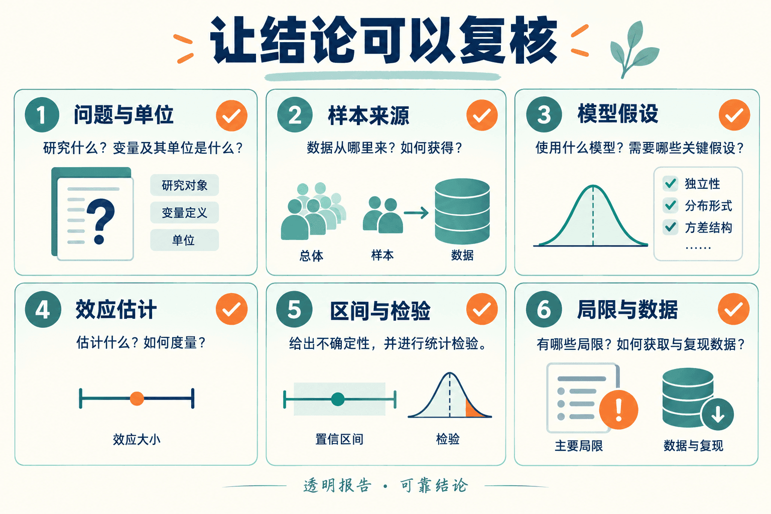让结论可以复核