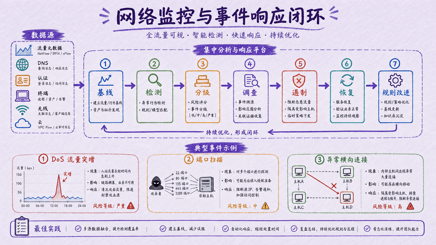 网络监控与事件响应闭环