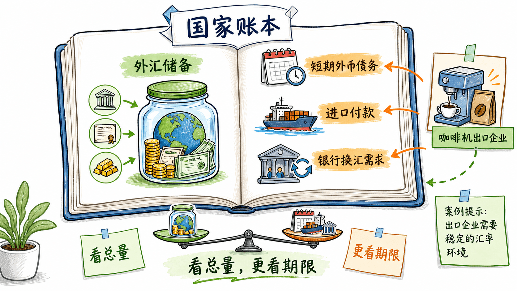 固定汇率制度下的国家账本:外汇储备、短期外币债务与支付需求必须放在一起判断