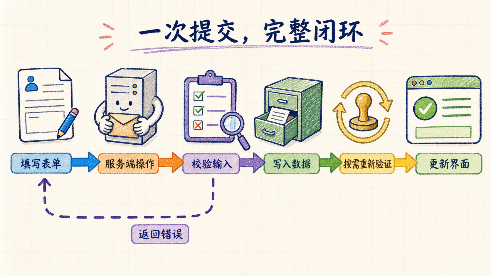 Server Action 从表单到客户端路由刷新