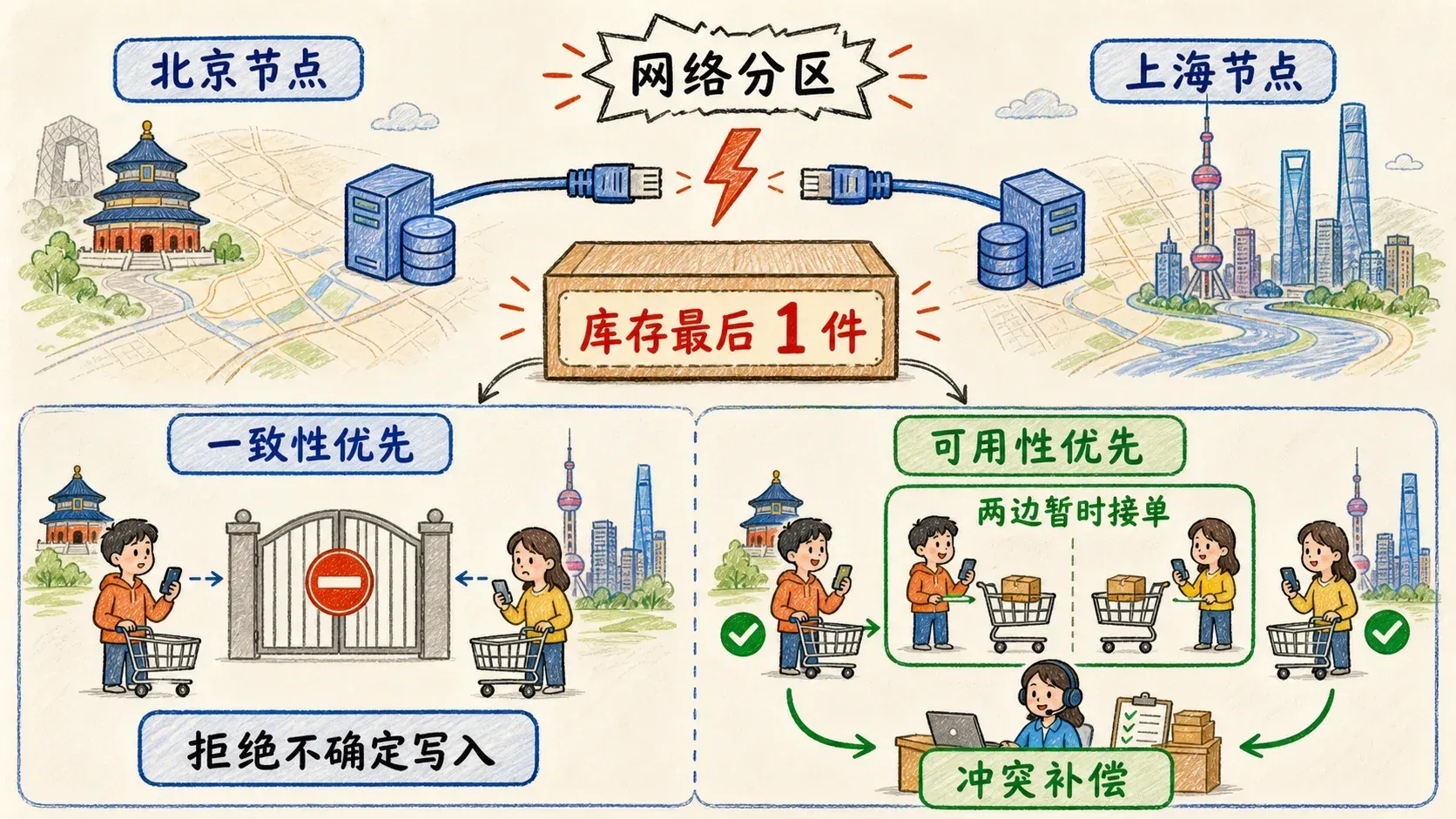 网络分区时的一致性与可用性选择