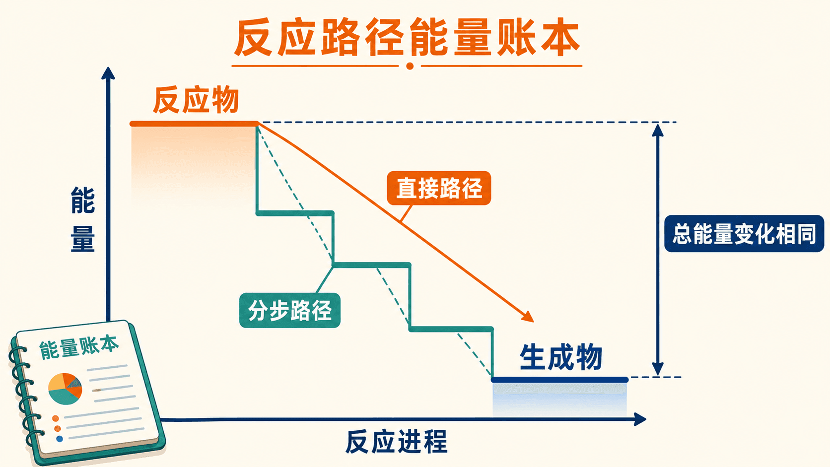 反应路径与总能量账本