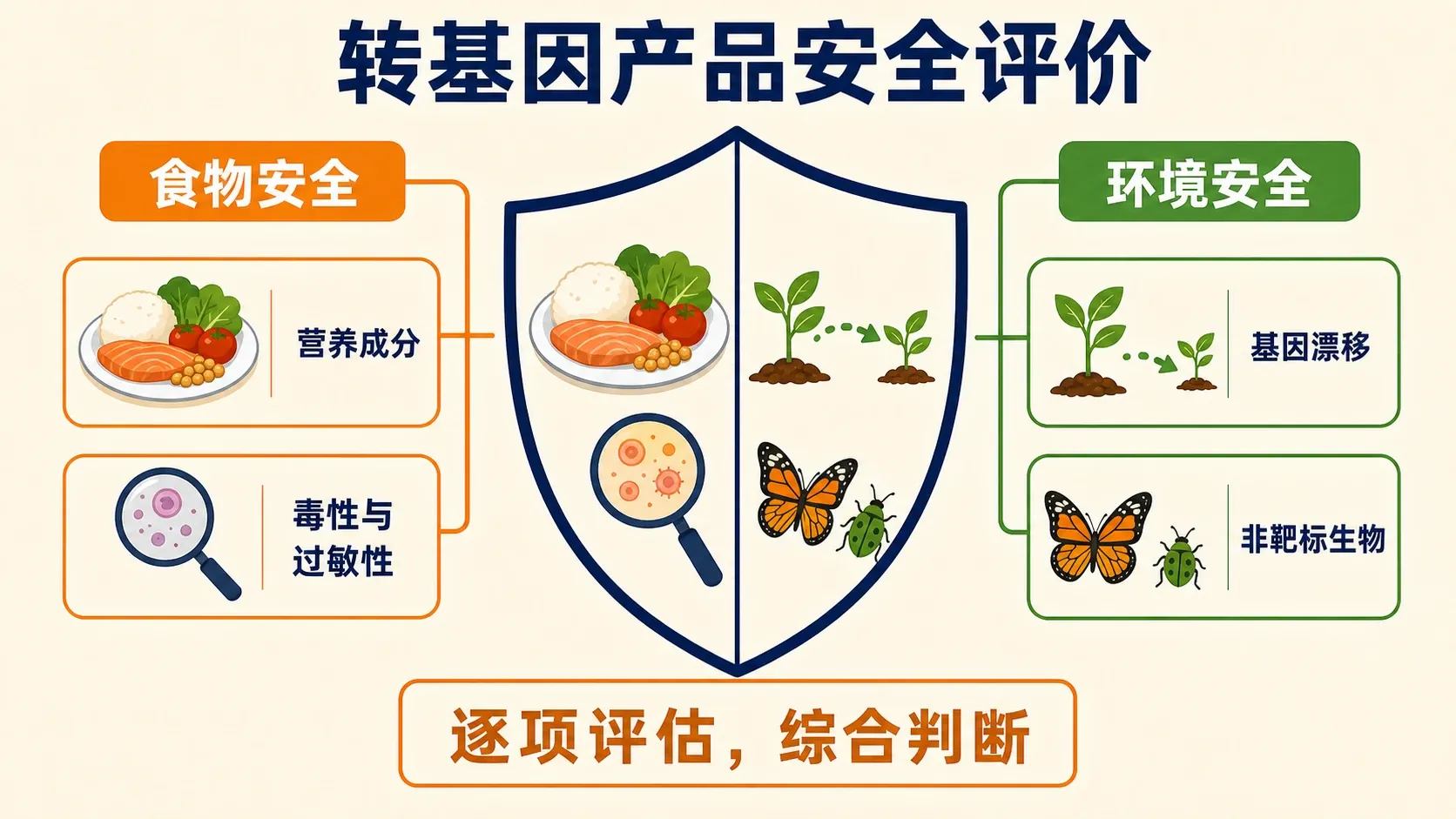 转基因产品安全评价:食物安全与环境安全两条证据线